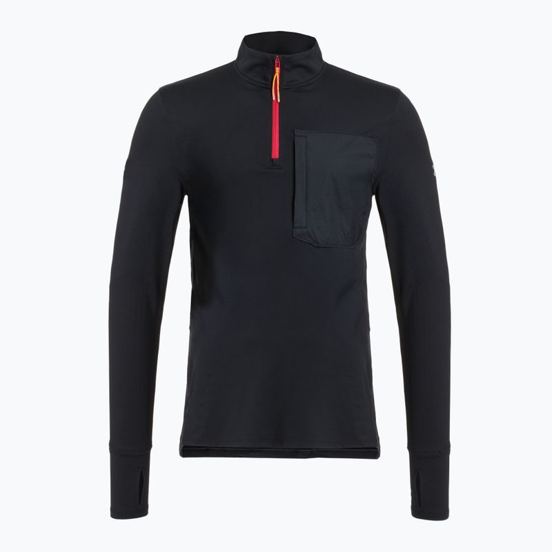 Vyriškas bėgimo džemperis Under Armour Trail Run Quarter Zip black/reflective