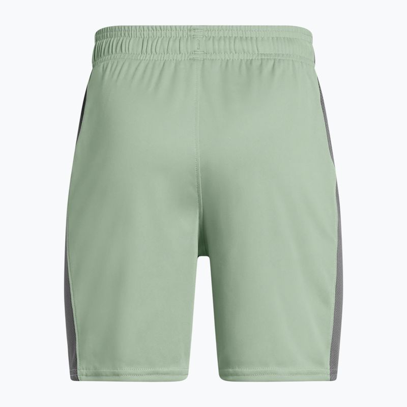 Vaikiški futbolo šortai Under Armour Challenger Knit silica green / castlerock / white 2