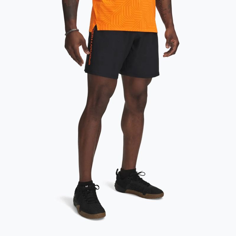 Vyriški treniruočių šortai Under Armour Woven Wordmark black