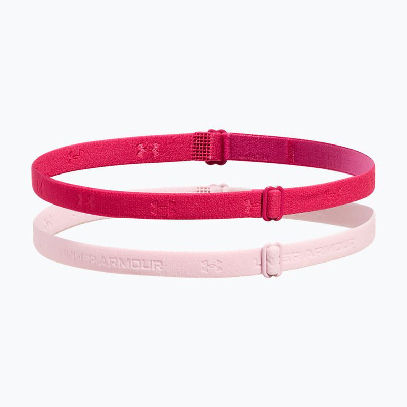 Galvos juosta Under Armour Mini Bands (2 vnt.) shaded fuchsia/prime pink 2