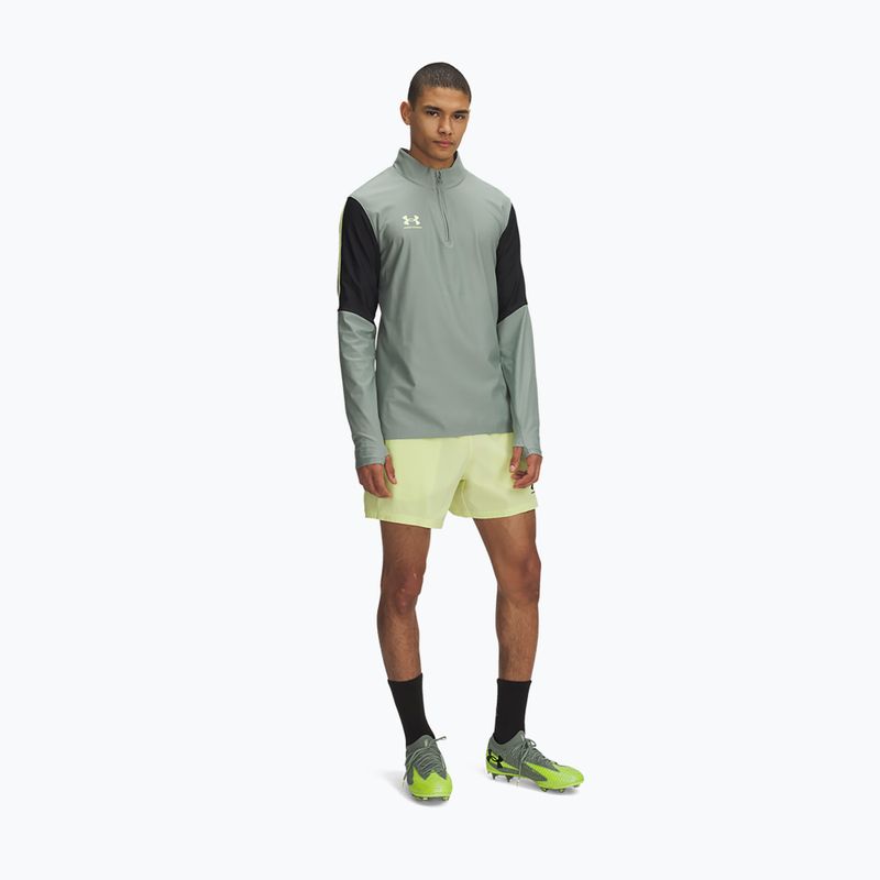 Vyriški futbolo šortai Under Armour Challenger Pro Woven sonic yellow / black 2