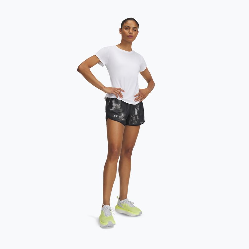 Moteriški bėgimo šortai Under Armour Fly By 3" Printed black / reflective 2