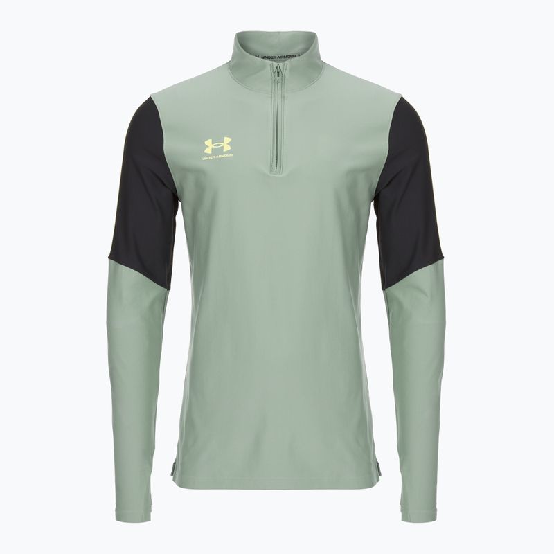Vyriškas futbolo džemperis Under Armour Challenger Pro 1/4 Zip silica green / black / sonic yellow 4