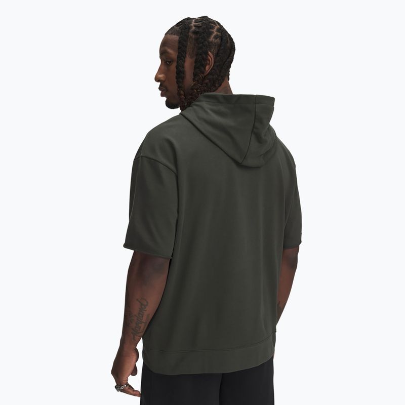 Vyriškas džemperis Under Armour Project Rock SS Terry Hoody baroque green / baroque green 2