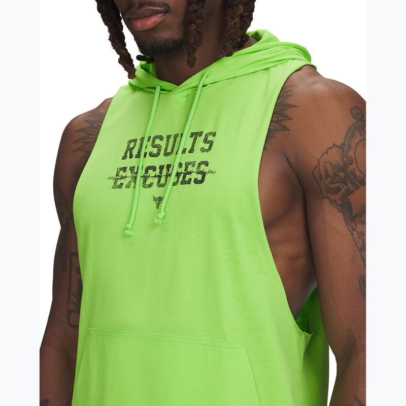 Vyriškas džemperis Under Armour Project Rock Wire SL  cyber green / black 3