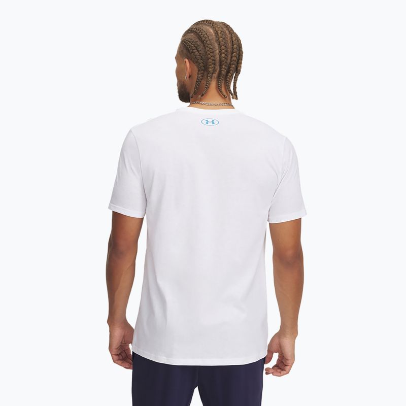 Vyriški marškinėliai Under Armour LC Fly In Logo white/ether blue 2