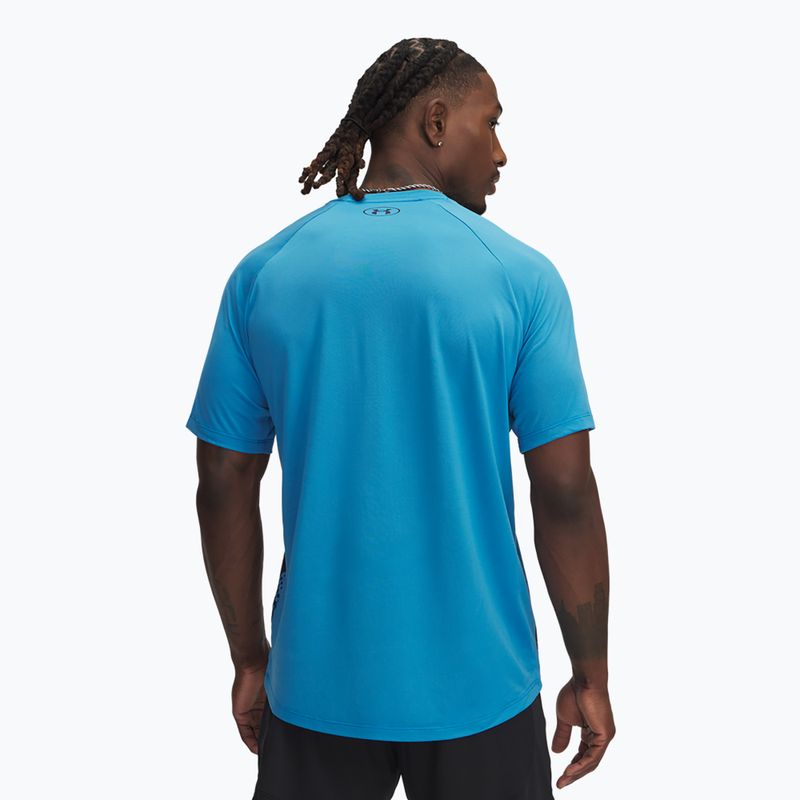 Vyriški treniruočių marškinėliai Under Armour Tech Fade ether blue/midnight navy/midnight navy 2