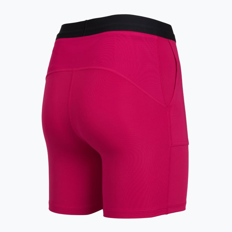 Moteriški šortai Under Armour Trail Run Fitted shaded fuchsia/black 3