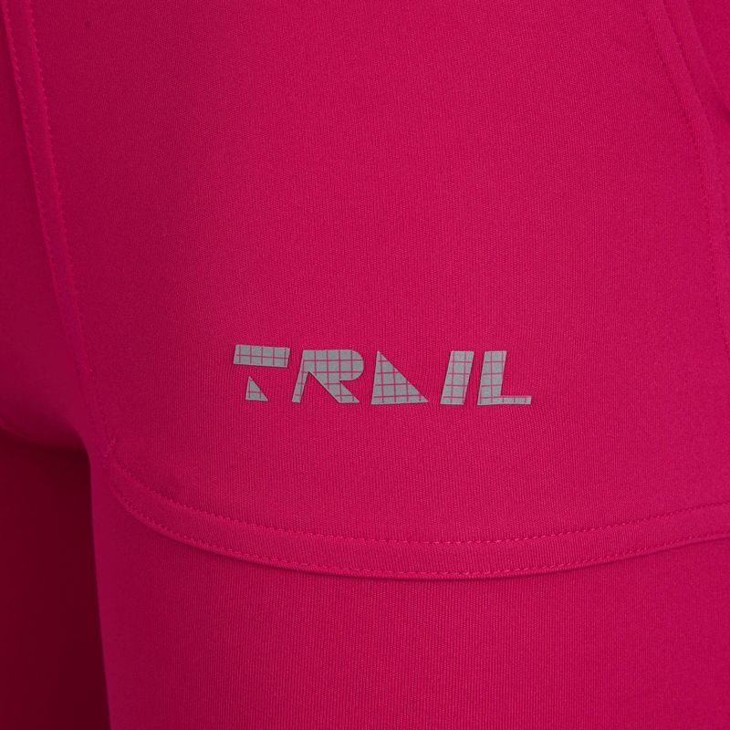 Moteriški šortai Under Armour Trail Run Fitted shaded fuchsia/black 4