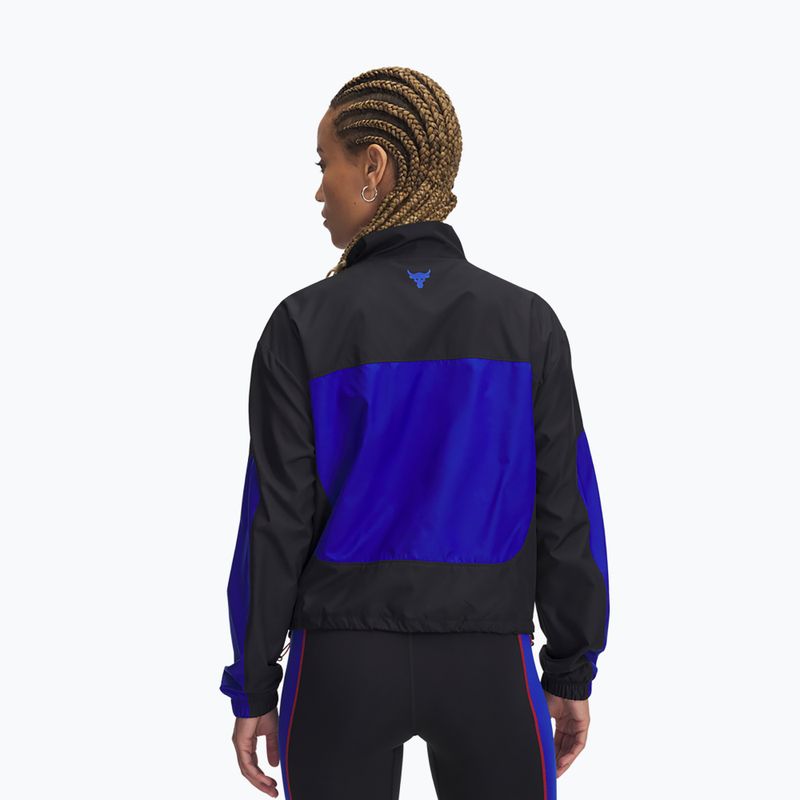 Moteriškas džemperis Under Armour Project Rock Woven Top black 3