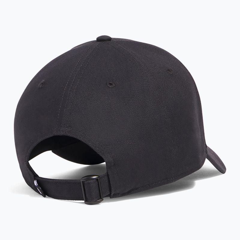 Under Armour Sportstyle Metal Reguliuojama juoda/sidabrinė vyriška beisbolo kepuraitė 2