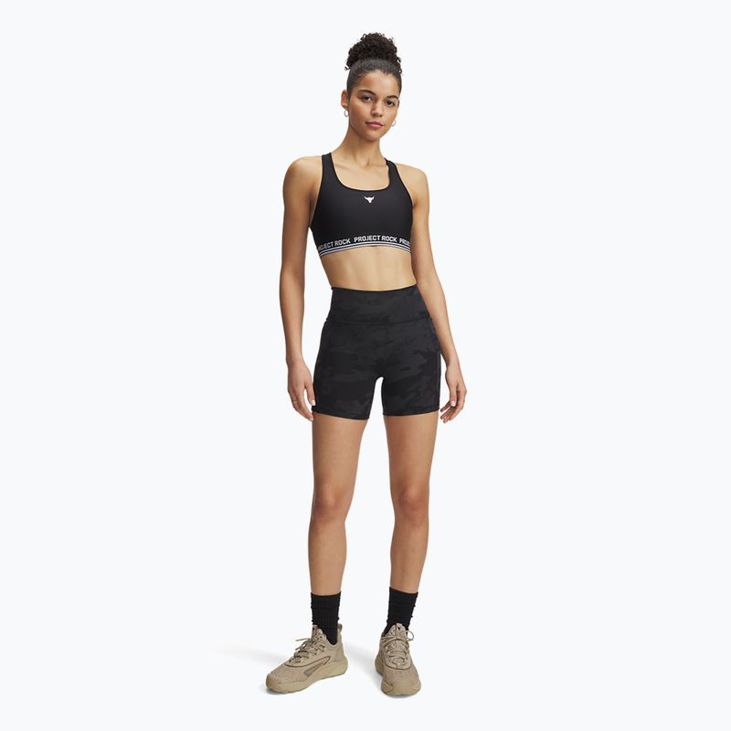 Moteriški treniruočių šortai Under Armour Project Rock Middy black / black 2