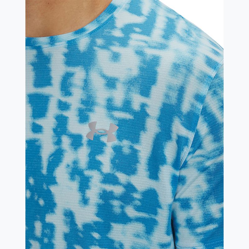 Vyriški bėgimo marškinėliai Under Armour Launch Printed stream/reflective 3