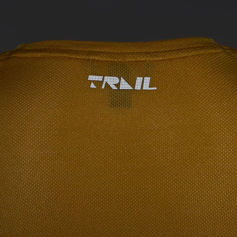Vyriški bėgimo marškinėliai Under Armour Trail Run noble gold/reflective 5