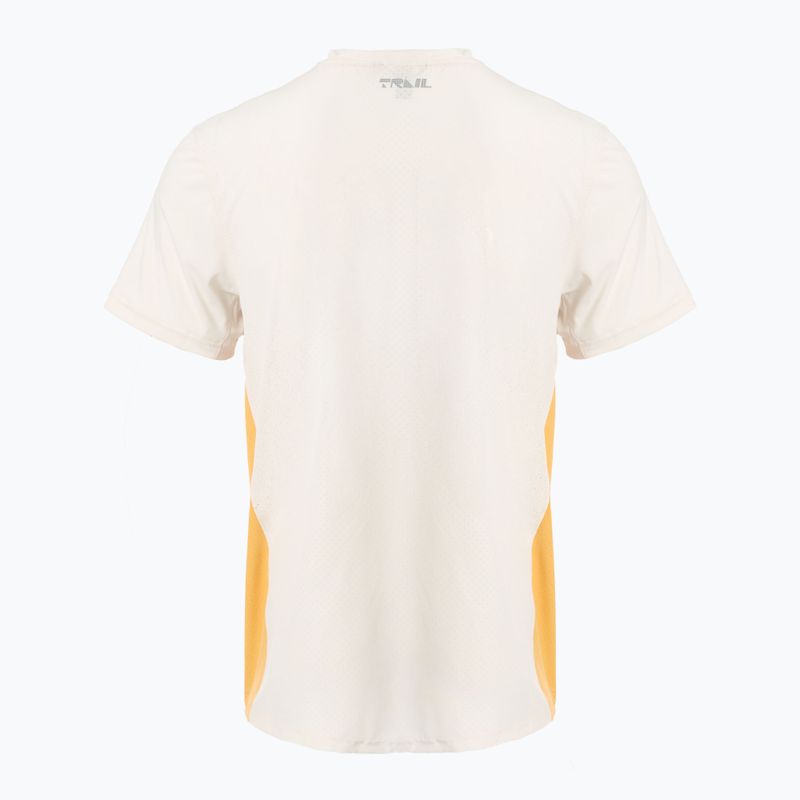 Vyriški bėgimo marškinėliai Under Armour Trail Run Zip stone/noble gold/reflective 2