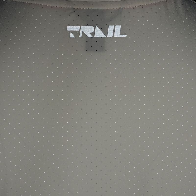 Vyriški bėgimo marškinėliai Under Armour Trail Run Zip stone/noble gold/reflective 5