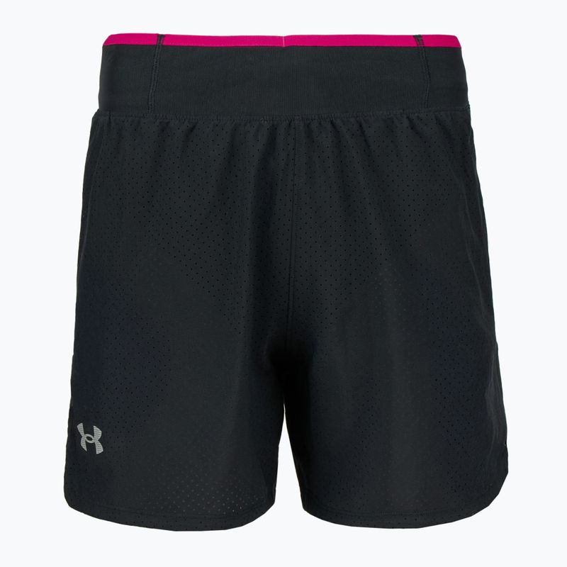 Vyriški bėgimo šortai Under Armour Trail Run Launch black / reflective 4