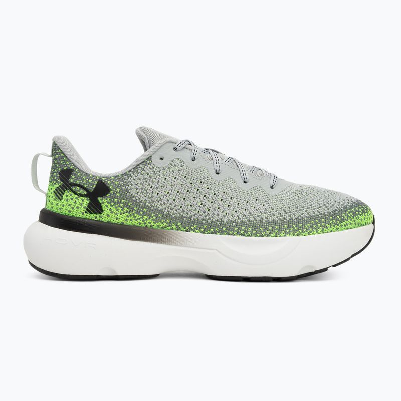 Vyriški bėgimo batai Under Armour Infinite mod gray/hyper green/black 2