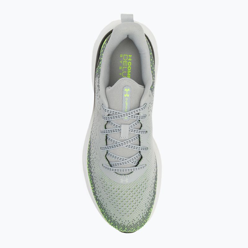 Vyriški bėgimo batai Under Armour Infinite mod gray/hyper green/black 5