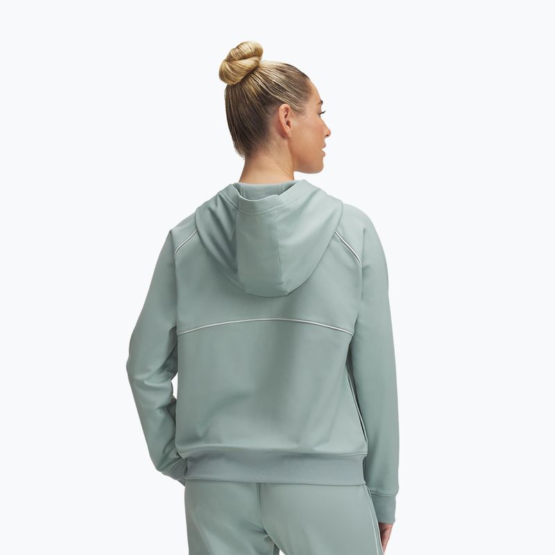 "Under Armour Rival Tricot silica green/hydro green" moteriškas sportinis kostiumas 3