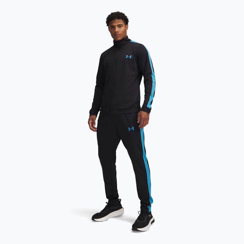Vyriškas sportinis kostiumas Under Armour UA Knit Track Suit black/ether blue/ether blue