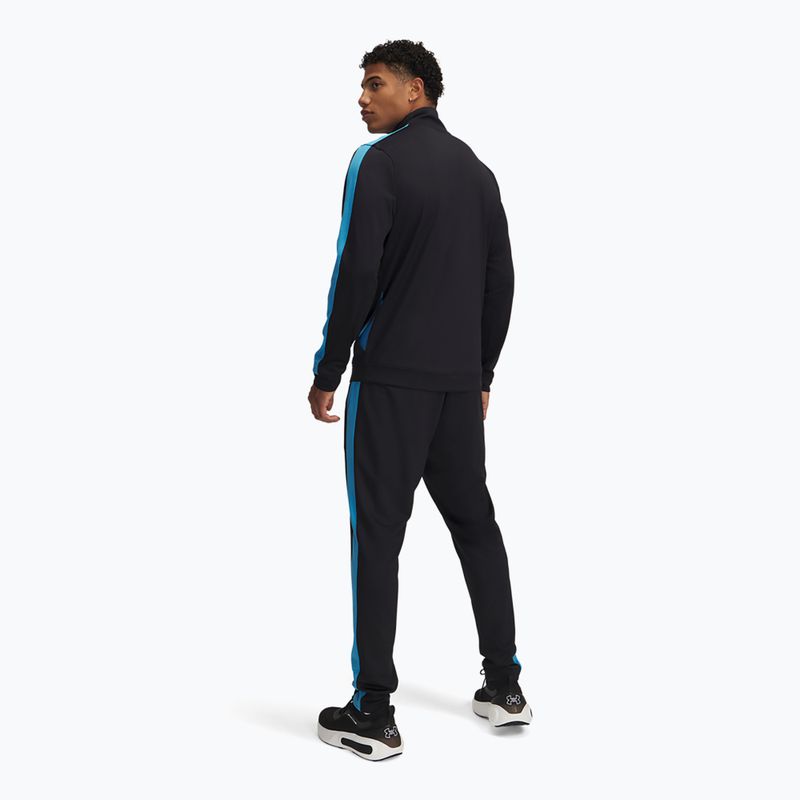 Vyriškas sportinis kostiumas Under Armour UA Knit Track Suit black/ether blue/ether blue 2