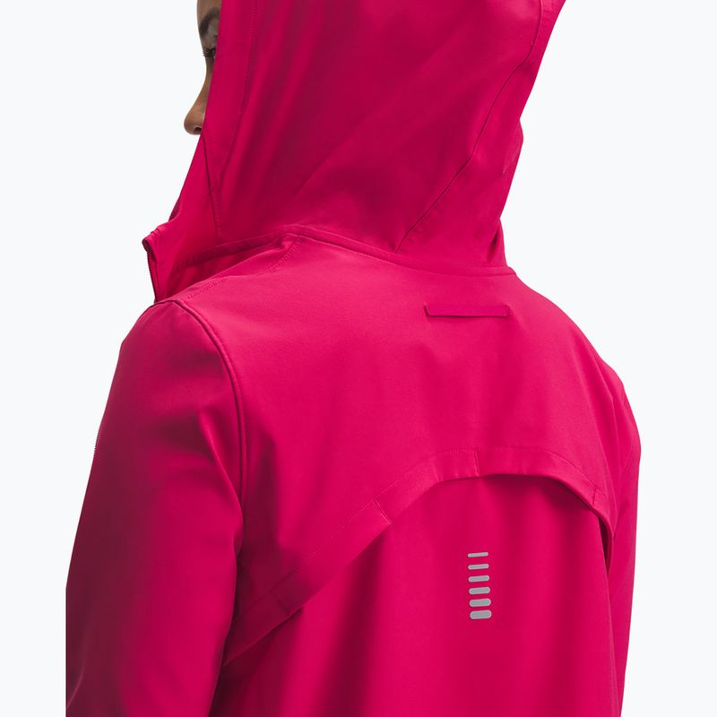 Moteriška bėgimo striukė Under Armour Outrun The Storm shaded fuchsia/reflective 3