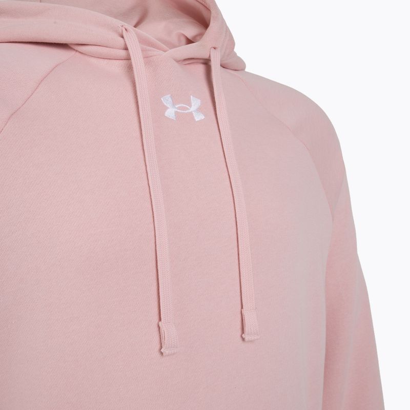 Vyriškas džemperis Under Armour Rival Fleece Hoodie prime pink/white 6
