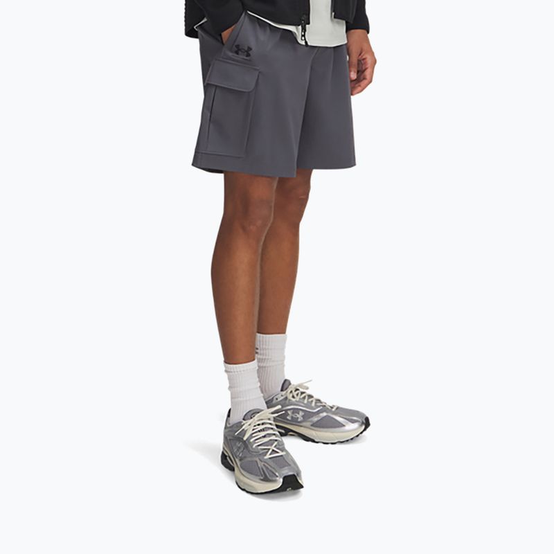 Vyriški treniruočių šortai Under Armour Vibe Woven Cargo castlerock/black