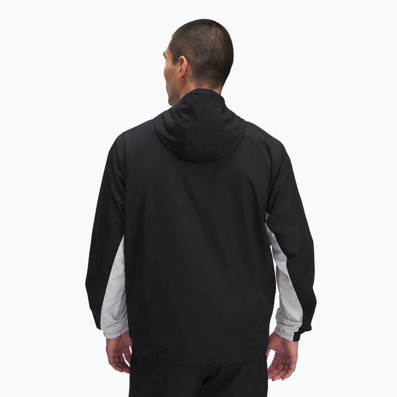 Vyriška striukė Under Armour Rival Woven Windbreaker black/black/white 2