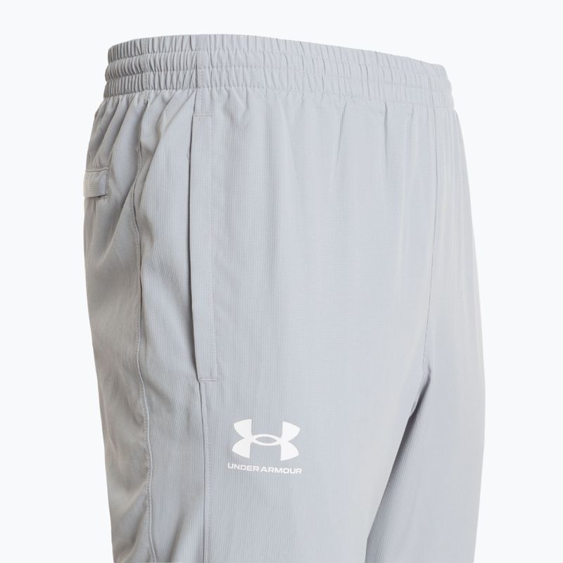Vyriškos kelnės Under Armour Rival Woven Windbreaker Pant mod gray/mod gray/white 3