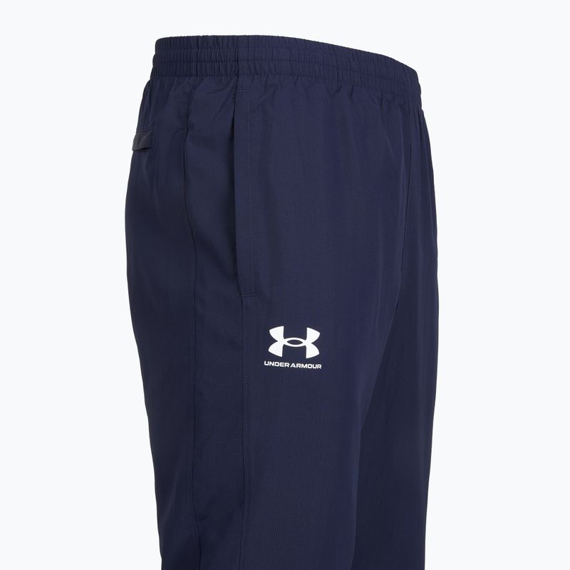 Vyriškos kelnės Under Armour Rival Woven Windbreaker Pant midnight navy/midnight navy/white 6