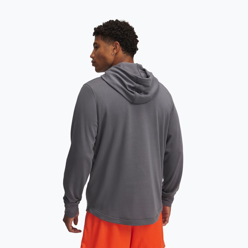 Vyriškas džemperis Under Armour Rival Terry Logo castlerock/mod gray/fire 2