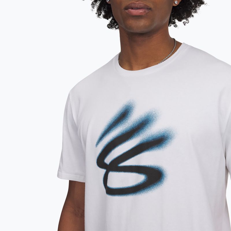 Krepšinio marškinėliai Under Armour Curry Playable 1 Tee white/black 3