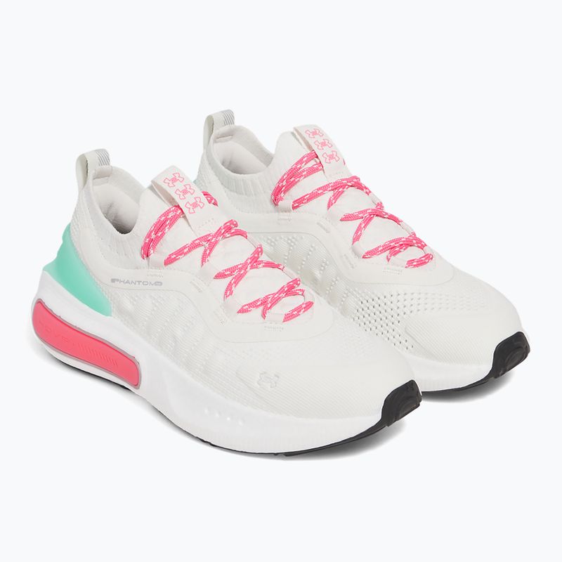 Moteriški batai Under Armour Phantom 4 White quartz/comet green/super pink 3