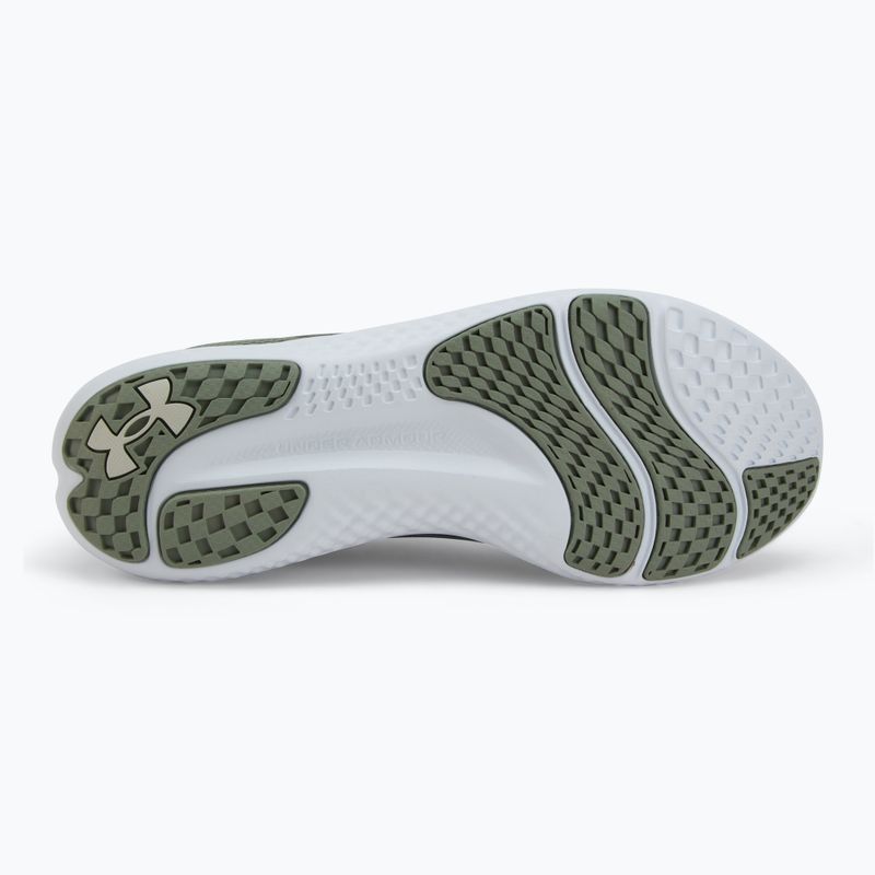 Vyriški bėgimo bateliai Under Armour Charged Speed Swift silica green/silica green/metallic silica 4