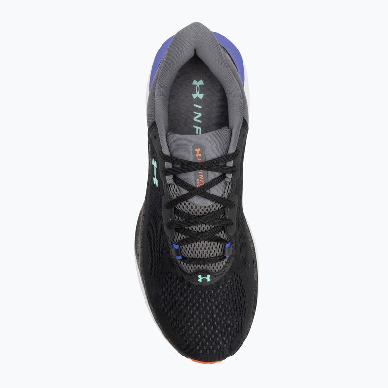 Vyriški bėgimo bateliai Under Armour Innfinite Pro 2 black/virtual violet/comet green 5