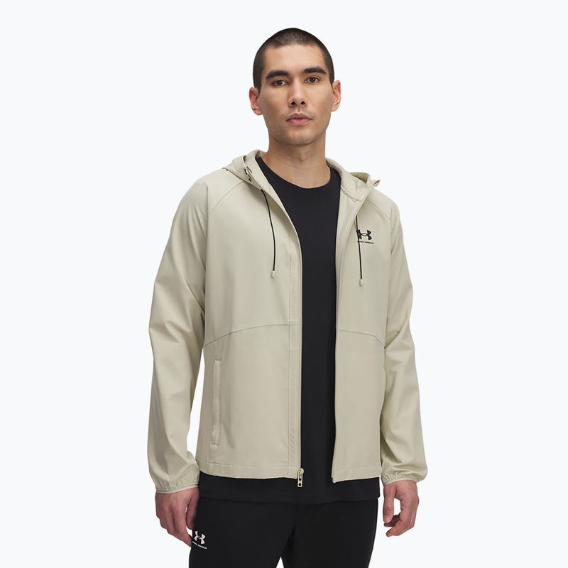Treniruočių striukė Under Armour Vibe Woven khaki base/black