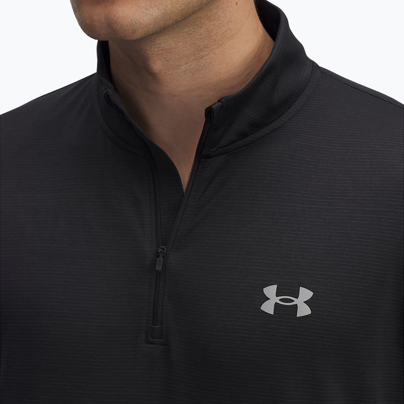 Vyriškas bėgimo džemperis Under Armour Launch 1/4 Zip black / black reflective 3
