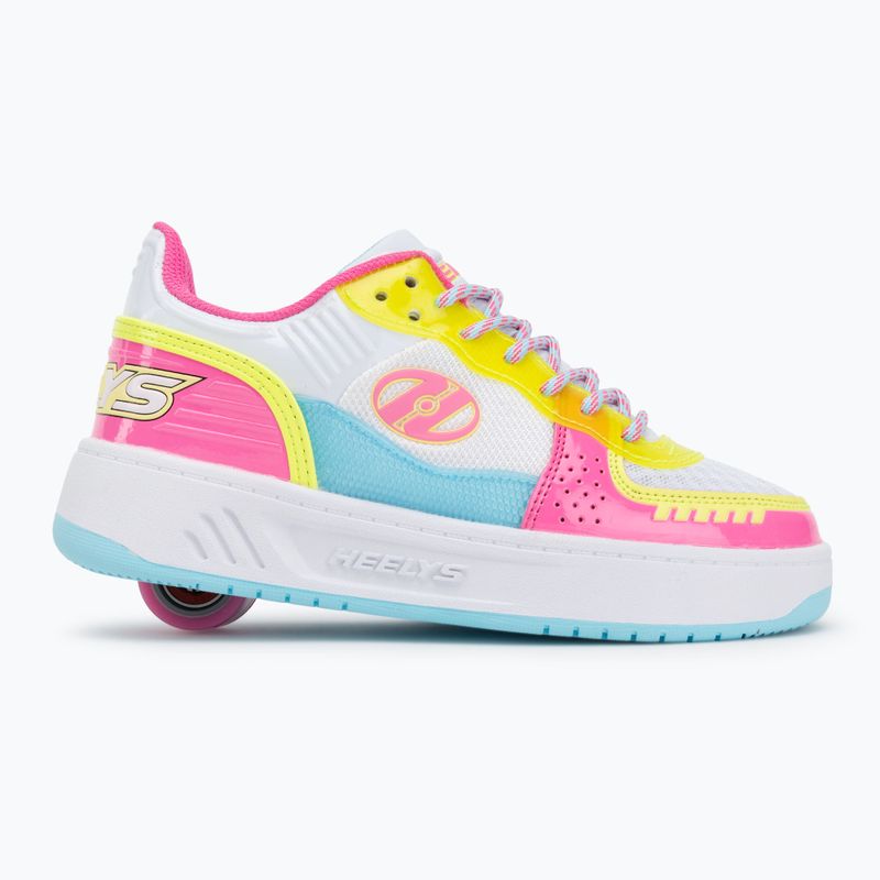 Vaikiški batai-riedučiai Heelys Rezerve FN white/neon pink/aqua/neon yellow 2