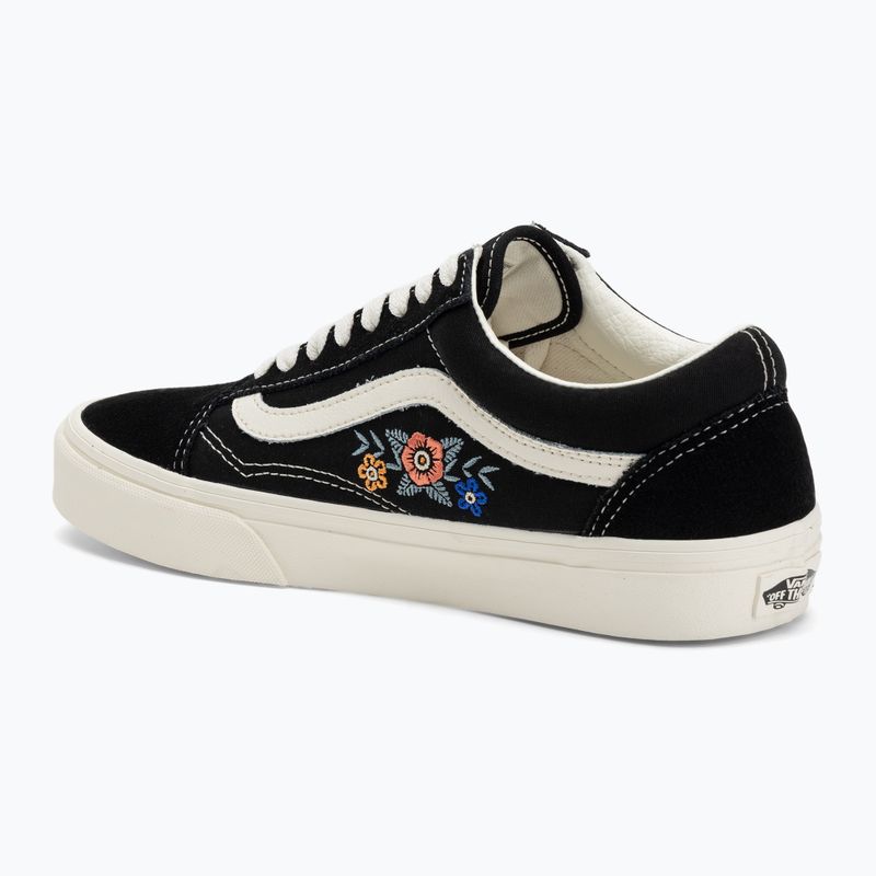 Batai Vans Old Skool black floral 3