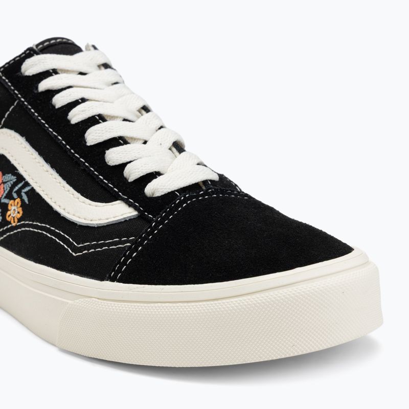 Batai Vans Old Skool black floral 7