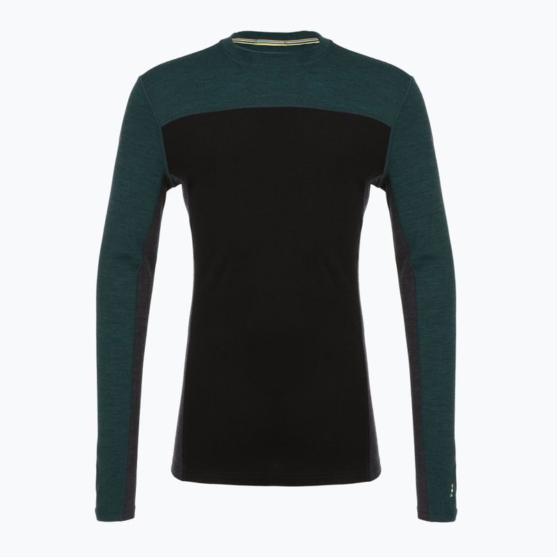 Vyriški termoaktyvūs marškinėliai Smartwool Classic Thermal Merino Base Layer Colorblock Crew Boxed twilling blue/black 3