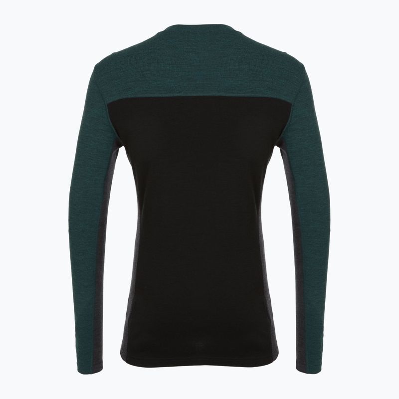 Vyriški termoaktyvūs marškinėliai Smartwool Classic Thermal Merino Base Layer Colorblock Crew Boxed twilling blue/black 4