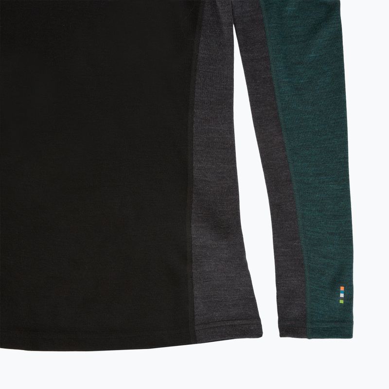 Vyriški termoaktyvūs marškinėliai Smartwool Classic Thermal Merino Base Layer Colorblock Crew Boxed twilling blue/black 6