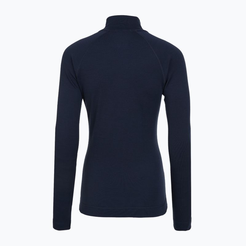 Moteriškas termo džemperis Smartwool Classic Thermal Merino Base Layer 1/4 Zip Boxed deep navy 2