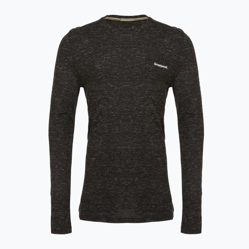 Vyriški marškinėliai ilgomis rankovėmis Smartwool Merino Hemp Blend Gear Up Graphic black heather 3