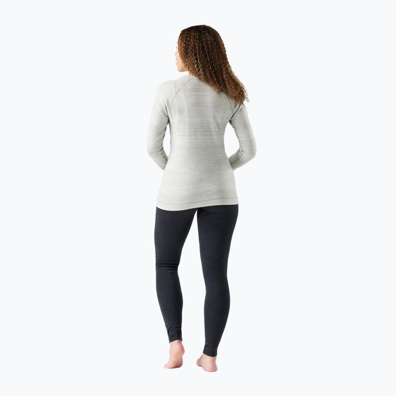 Moteriški termoaktyvūs marškinėliai Smartwool Merino 250 Baselayer Crew Boxed šviesiai pilkos spalvos su atspalviu 2