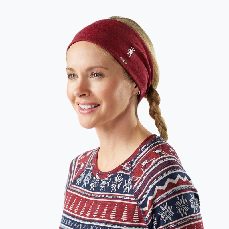 Galvos juosta Smartwool Thermal Merino Reversible deep navy/currant heather 3