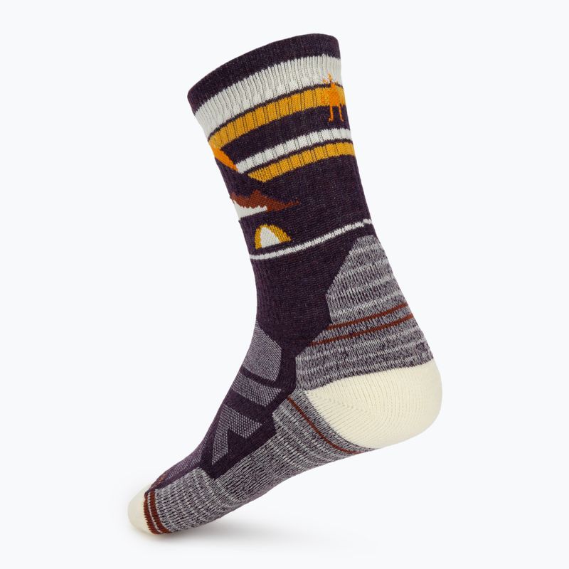 Moteriškos kojinės Smartwool Hike Light Cushion New Pattern Crew prple ris 2